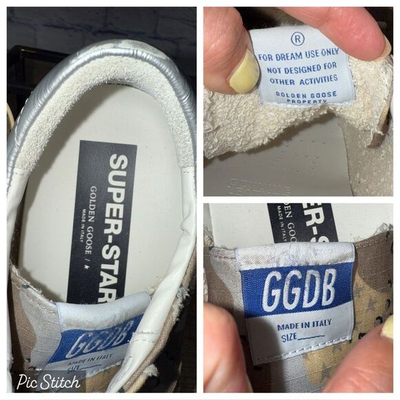 GOLDEN GOOSE
Super-Star Beige Camo Print Low Top Sneaker hard to find - Picture 16 of 16